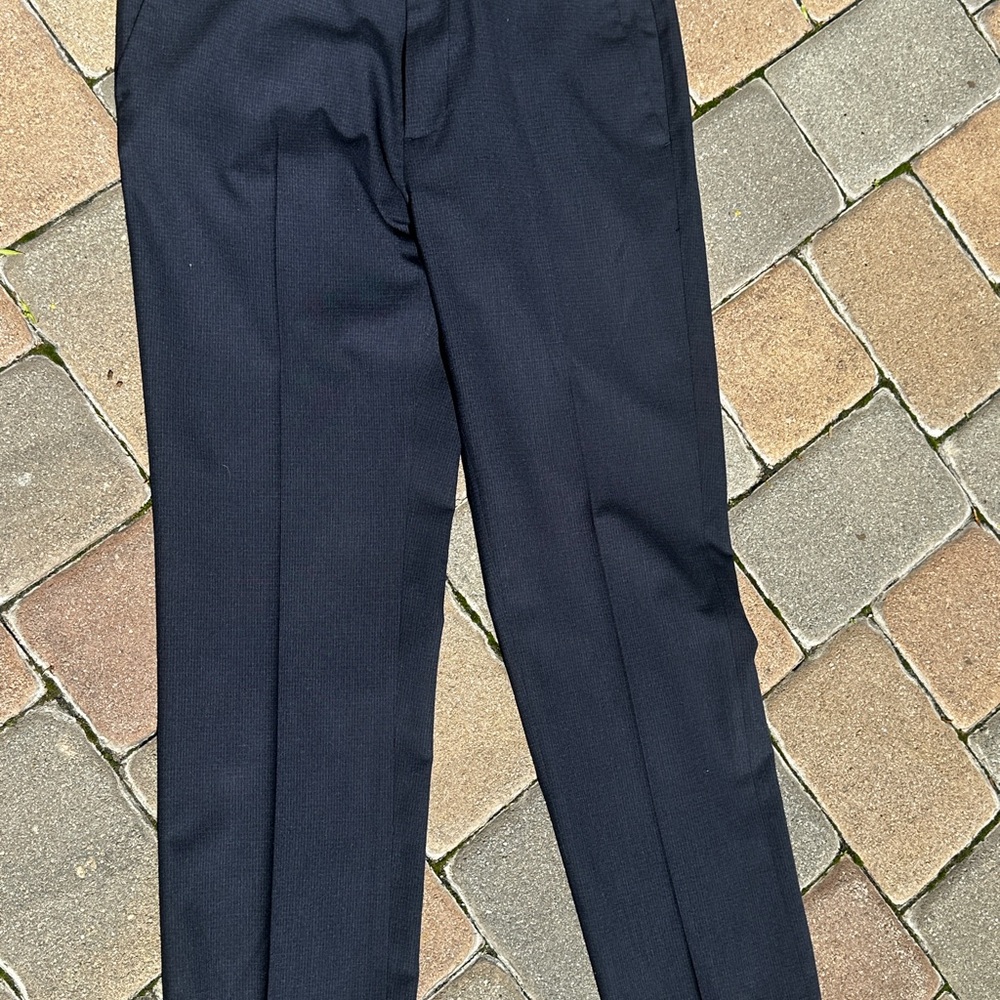 English Laundry - Finchley Classic Navy Blue checked Dress Pants - Size 32x32
